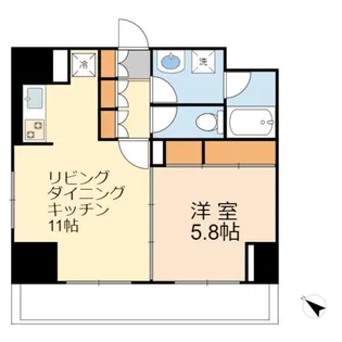 東京都稲城市東長沼【マンション】の間取り
