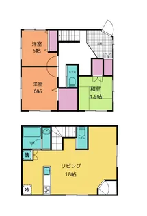 宮城県多賀城市浮島2【一戸建】の間取り