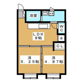 レジデンス宮山【2階】の間取り