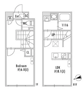 PASEO下北沢代沢IIの間取り