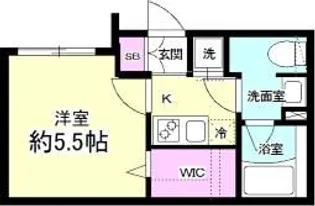 ザ・マークス品川旗の台【3階】の間取り