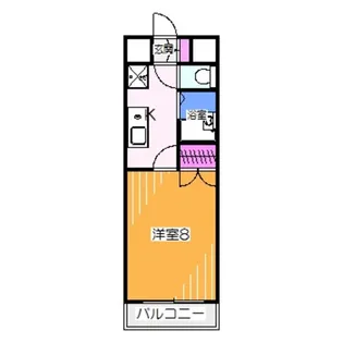 1Kの間取り画像
