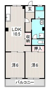 セブンヒルズ【2階】の間取り