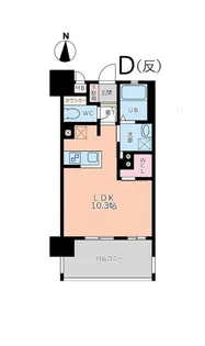 フロンティアききつII【1階】の間取り