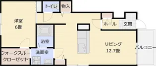 ブリーズ ガーデン【1階】の間取り