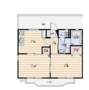 コーポ松栄【2階】の間取り