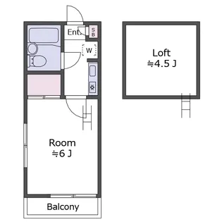 WIN HILL MATSUBARA【2階】の間取り