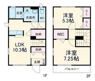 ソレアードIII【1階】の間取り