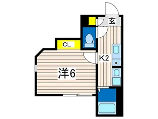 クレシア鷹取【1階】の間取り