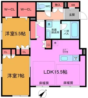 MGrise【1階】の間取り
