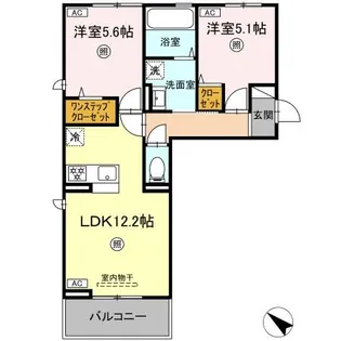 フェニックスアレシア【3階】の間取り