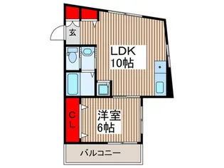 アモ-レ所沢の間取り