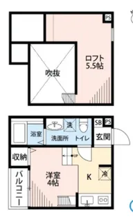 サクシード寺地町【1階】の間取り