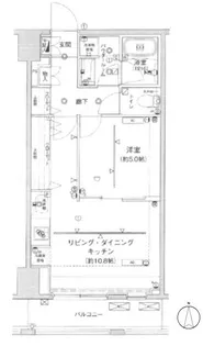 東京都墨田区立川2【マンション】の間取り
