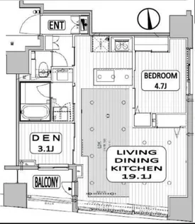 東京都港区南青山6【マンション】の間取り