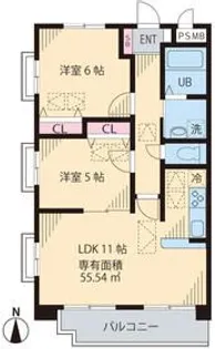 ルネ シェスタ【3階】の間取り