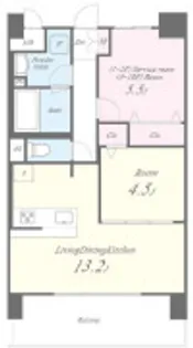 ディエスベアティ久宝寺口【10階】の間取り