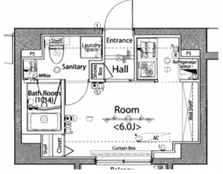ブライズ恵比寿【7階】の間取り