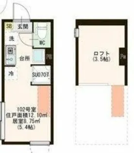 Amen Corner堀切【1階】の間取り