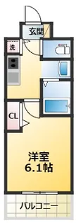 1Kの間取り画像