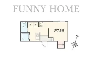 MELDIA祐天寺【3階】の間取り