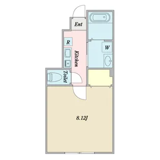プランドール大井【1階】の間取り