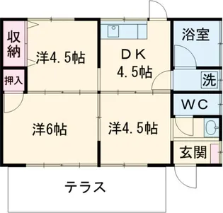 群馬県伊勢崎市中町【一戸建】の間取り