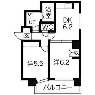 レジデンシア東別院【10階】の間取り