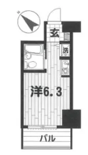 TRUST VALUE 不動前【10階】の間取り