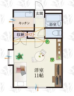 b’CASA深谷IIre-born【2階】の間取り