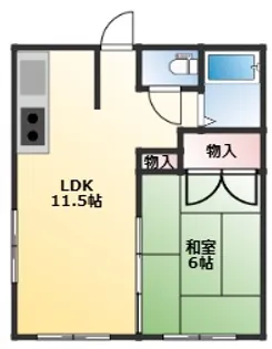 プレディアイラ【2階】の間取り