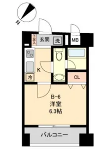 東京都中央区日本橋浜町3【マンション】の間取り