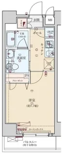 スプレスター北千住【7階】の間取り