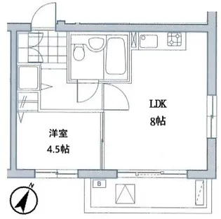 CLUB LANAI MEDITERRANEAN【2階】の間取り