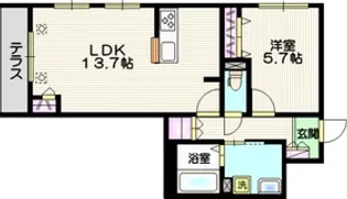 ヘーベルメゾンときわ台【1階】の間取り