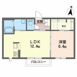 モンテ・ローザ【2階】の間取り