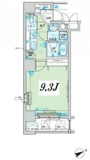 メインステージ上野【6階】の間取り