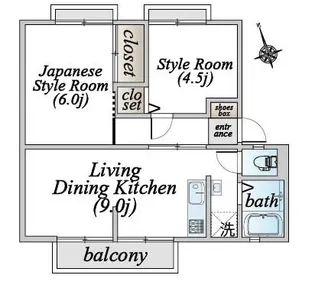 ロータスマルシュA棟【2階】の間取り