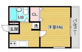 ときわ下三条レクラン【2階】の間取り