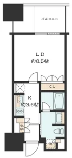 麻布台ヒルズレジデンス B棟【8階】の間取り