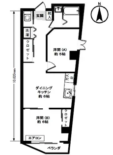 ファーストレジデンス【4階】の間取り