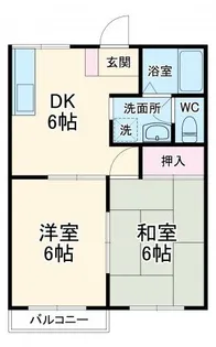 レイクサイド渚【1階】の間取り