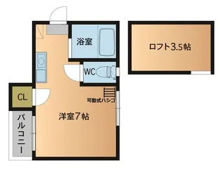 Jアプリコット箱崎【2階】の間取り