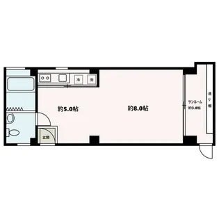 アスコット上原【1階】の間取り