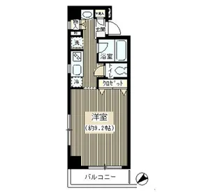 ブレコンプラザ銀座【9階】の間取り