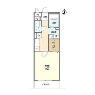 エコステージ王子神谷【1階】の間取り