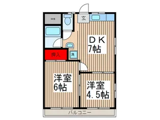 ト-リツシャトウ【3階】の間取り