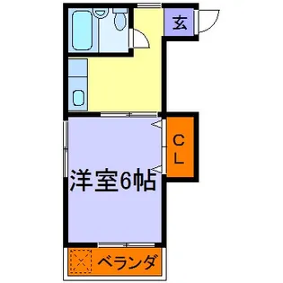 VILLA三ノ輪II【2階】の間取り