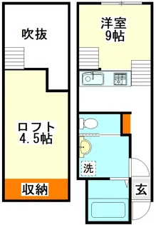 ラ・シエスタ飯塚【2階】の間取り