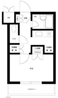 ルーブル三軒茶屋II【3階】の間取り